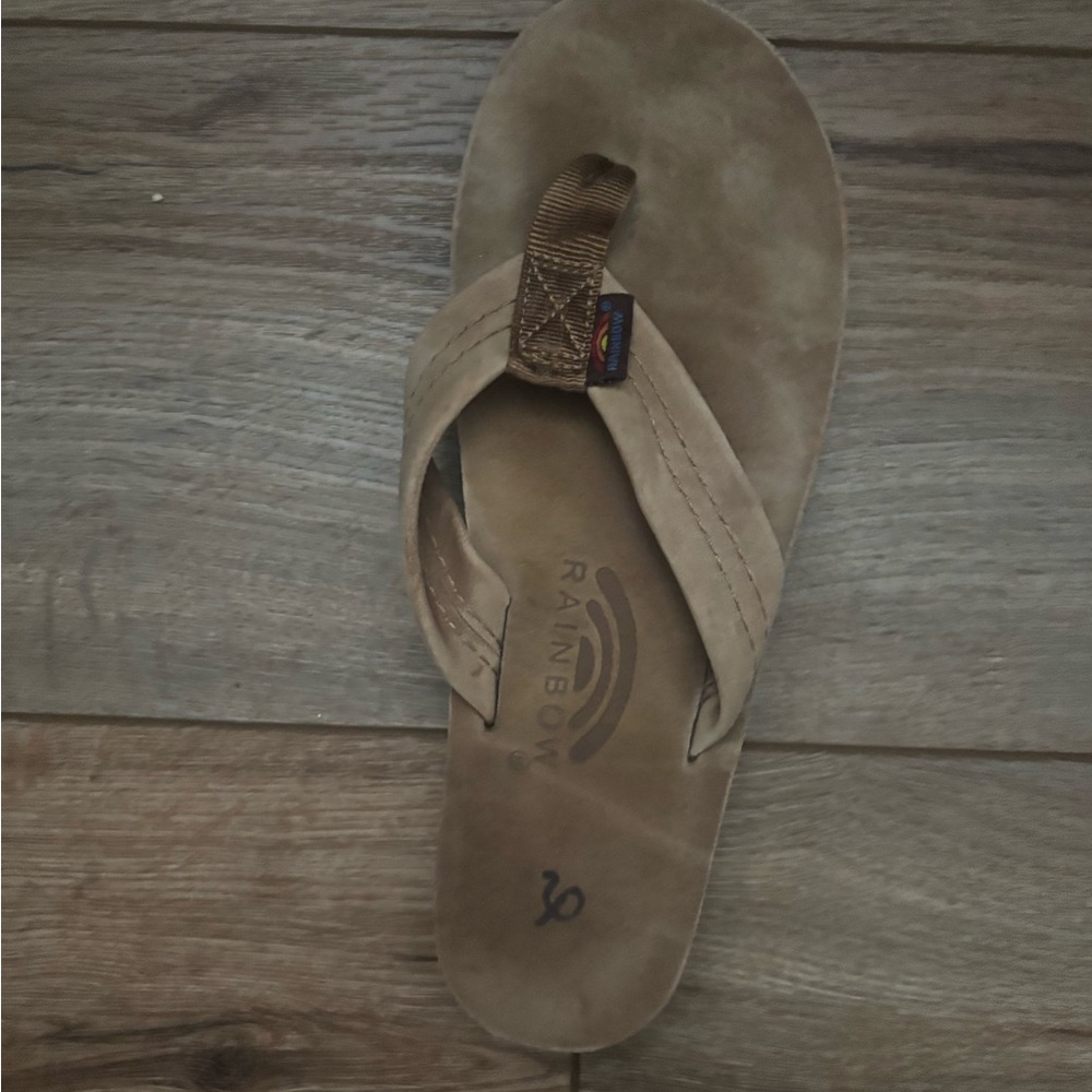 Rainbow Tan Sandals